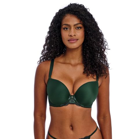 Freya Loveland Moulded Plunge T-Shirt Bra - Deep Emerald