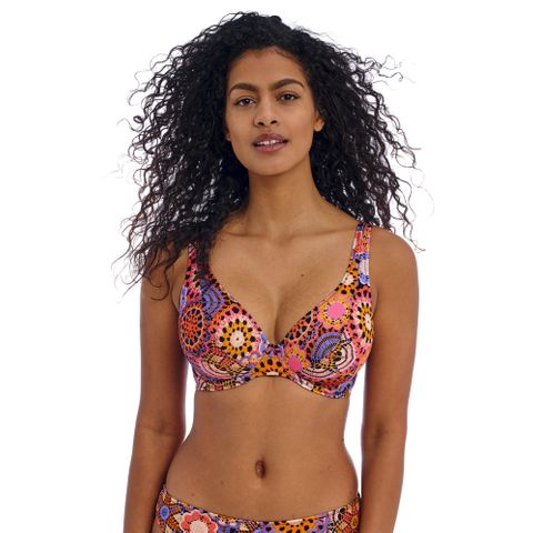 Freya Swim Viva La Fiesta Plunge Bikini Top