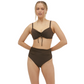 MARVELL LANE Dolly Bikini Top - Coffee