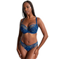 Panache Blossom Balconnet Bra - Celeste