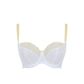 Panache Blossom Balconnet Bra - White Lemon