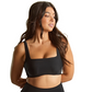 Panache Gina Square Neck Crop Bikini Top - Black