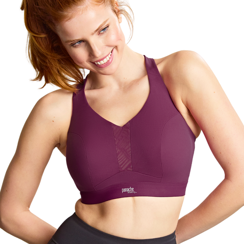 Panache Endurance Wired Non Padded Sports Bra - Berry