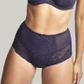 Panache Imogen High Waist Brief - Indigo