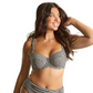 Panache Olivia Full Cup Bikini Top - Black Gingham