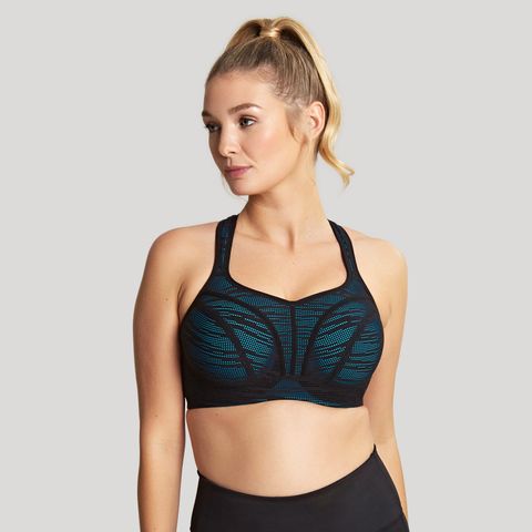 Panache Ultra Perform Non Padded Wired Sports Bra Black