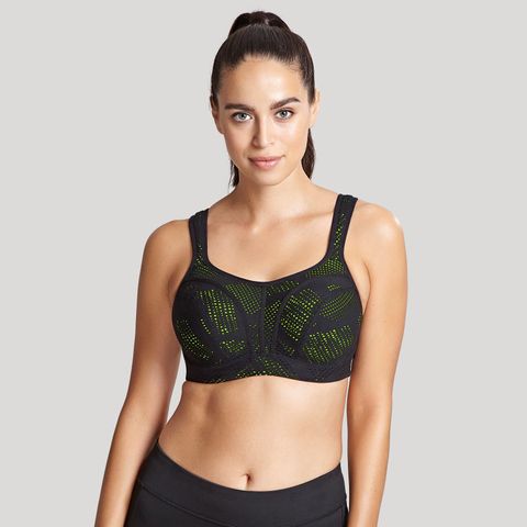 Panache Sports Bra - Black Lime