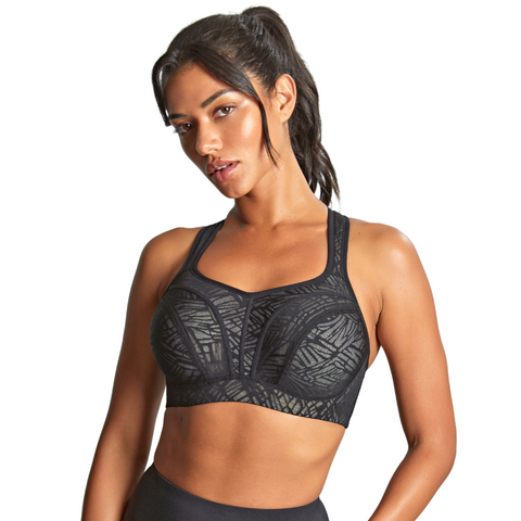 Panache Power Wired Sports Bra - Black Chalk