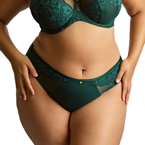 Sculptresse Josephine High Leg Brief - Forest Green