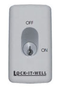 EZY Oval Key Switch - Captive Key - L/C