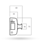 Lockwood 002 with Lever Timber Frame Strike TP