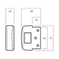 Lockwood 002 with Lever Timber Frame Strike TP