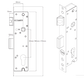 Yale Induro 30/2P Narrow Lock Body - Short