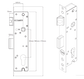 Yale Induro 40/2P Narrow Lock Body - Short