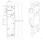 Yale Induro 30/2P Narrow Lock Body - Long