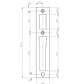 Millton/ISEO 11mm Plastic Strike