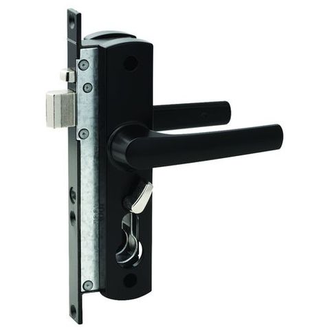 Whitco Tasman Mk2 Security Door Lock Blk N/C
