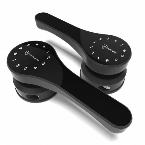 McGrath Ascot Dbl Sided Electronic Gate Lock Black