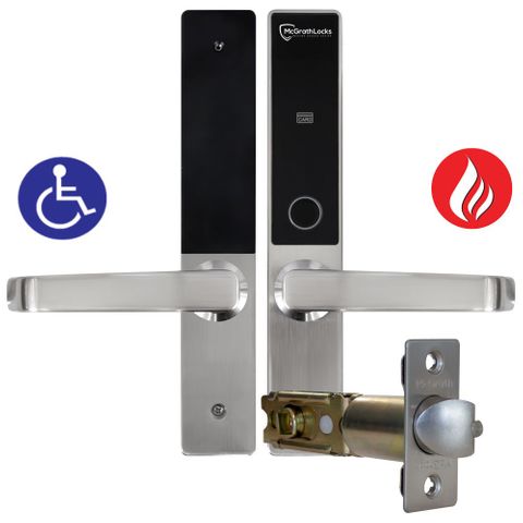 McGrath Hamilton Dgtl Bluetooth Lock - Silver
