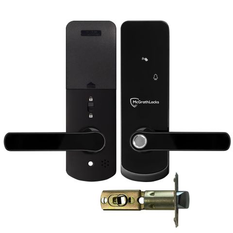 McGrath NX1 Electronic Lock - 6070mm Backset BLK