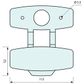 Co-Mac 4056 Pop Up Handle Weather Proof Cover