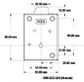 Ross 1000 Access Control Swing Bolt with LK4 Keys