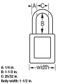 Master 410 Safety Lockout Padlock Red