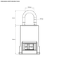 SMARTair I-Gate Padlock Wireless