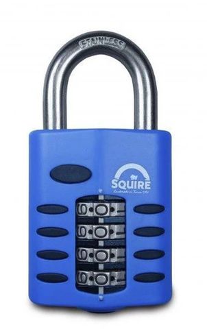 Squire 50mm Comb. Padlock SS Shackle