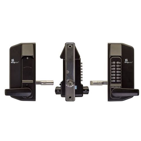 Borg 3400 Digital Gate Lock M/Grade Pro Blk