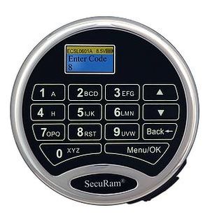 SecuRam L02 ProLogic Keypad - Chrome
