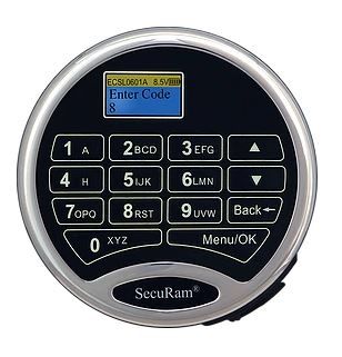 SecuRam L02 ProLogic Keypad - Chrome