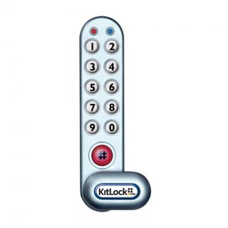 Kitlock 1000 Locker Lock - Vert. Silver