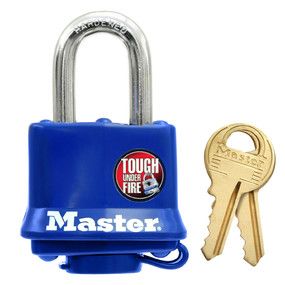 Master 40mm Lam. Steel Thermoplastic Padlock