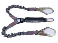 Ferno Twin Tail Absorber Lanyard 1.6m (TL Biner/Scaff Hooks)