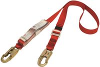 Protecta Adjustable Shock Absorbing Webbing Lanyard - Single