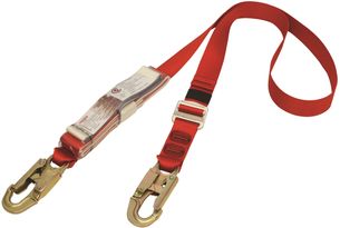 Protecta Adjustable Shock Absorbing Webbing Lanyard - Single