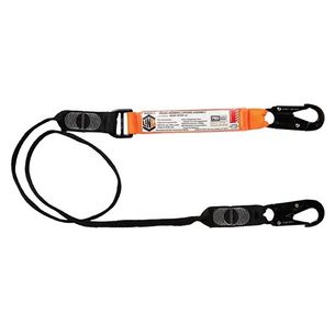 LINQ 2m single webbing lanyard with DA snap hooks