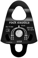 Rock Exotica Machined Rescue Pulley Double [P22D]