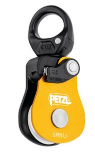 Petzl Spin L1 Yellow Pulley with Swivel