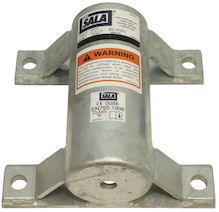3M/Sala Davit Base Wall Mount - Galvanised