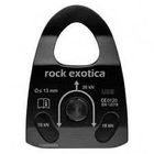 Rock Exotica Machined Rescue Pulley Black Single [P22B]