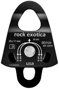 Rock Exotica Machined Rescue Pulley Double [P22D]