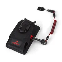 Adjustable Two-Way Radio Holster With Coil E-Tether And E-Ca