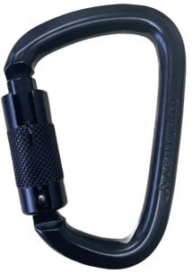 Rigi D Rigging Karabiner [BLK] 400kg WLL