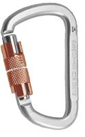 Rock Empire Steel Carabiner D KL-3T triple action