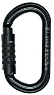 PETZL OK Triact-Lock Karabiner M33 BLK