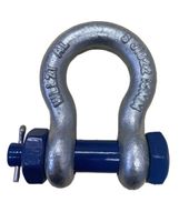 Shackle Grade S  Bow Safety Galvanised 16mm/3.2T