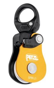 PETZL Spin S1 (small) Pulley Yellow with Swivel