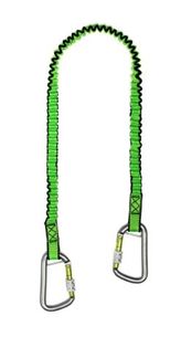 NLG GO Bungee Tool Lanyard, Twin Carabiner